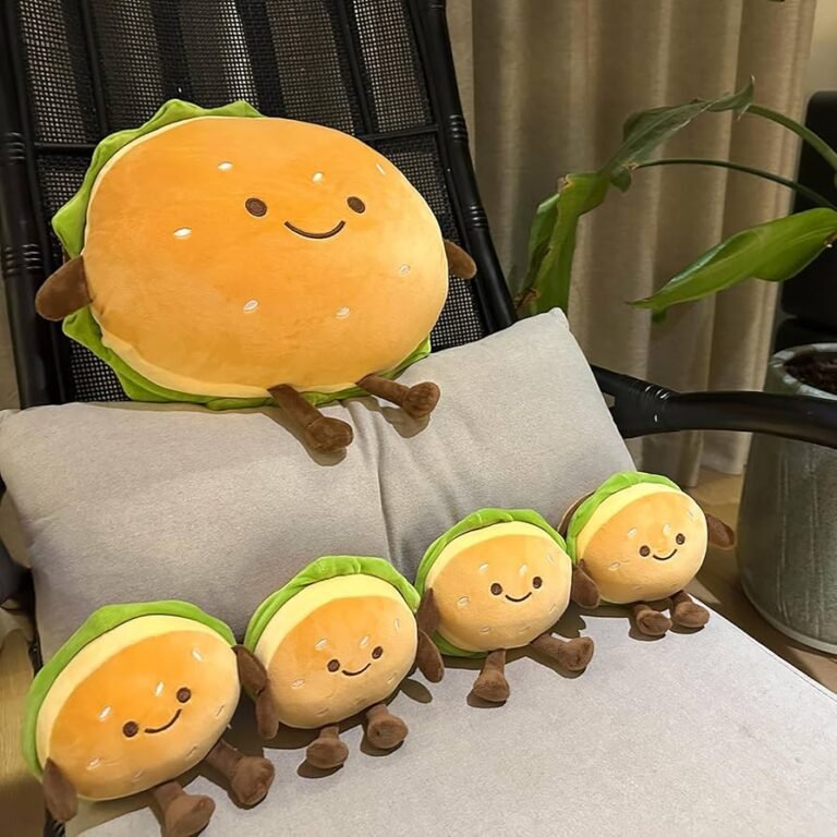 Bum Bumz Burger Plush Collection - Adorable Food-Themed Stuffed Animals